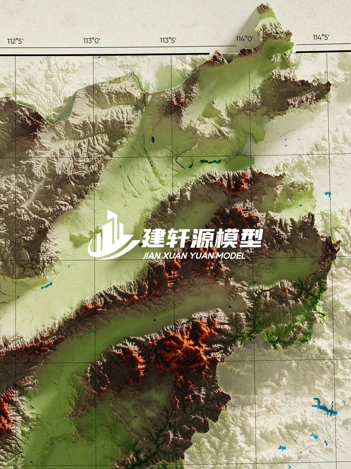 合浦地形模型制作